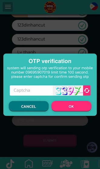 Step 3: Click Get Code to receive the OTP code